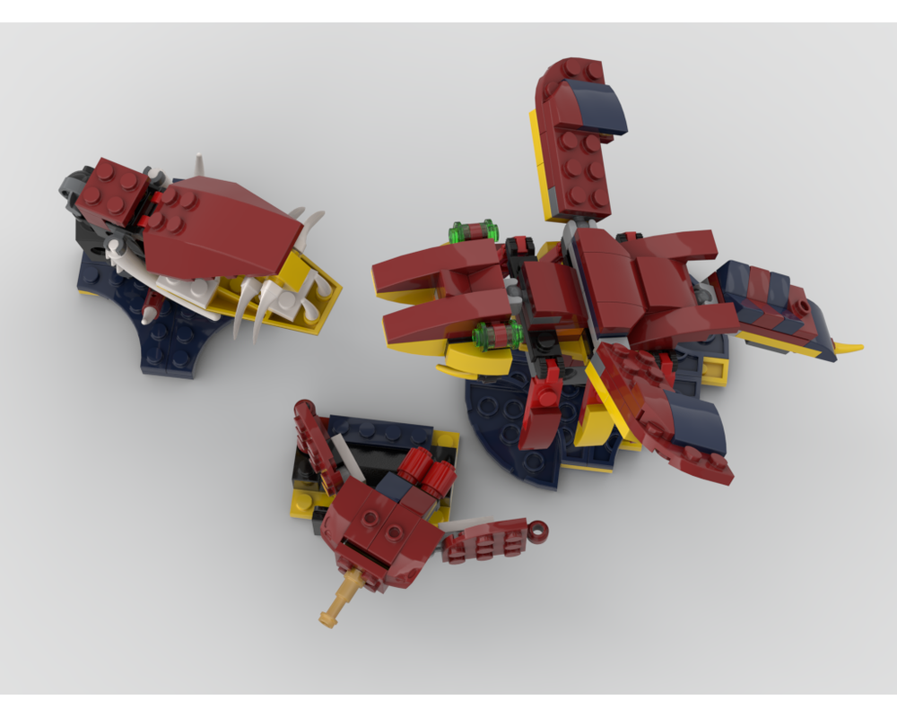LEGO MOC-40253 31102 Carnivorous plant and insects Alternative
