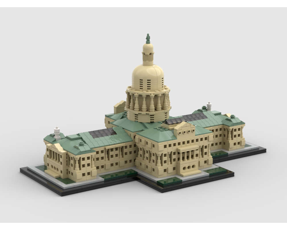 lego model of capitol building