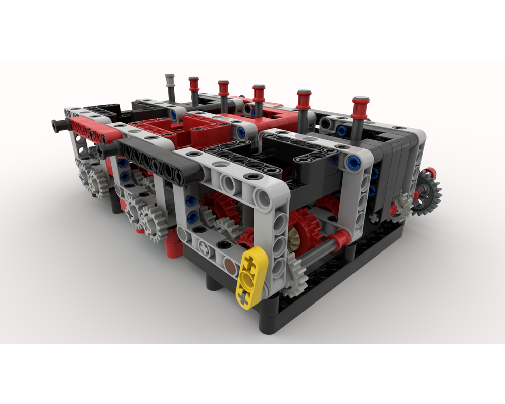 LEGO MOC40533 63 Speed Gearbox including reverse (Technic > Expert