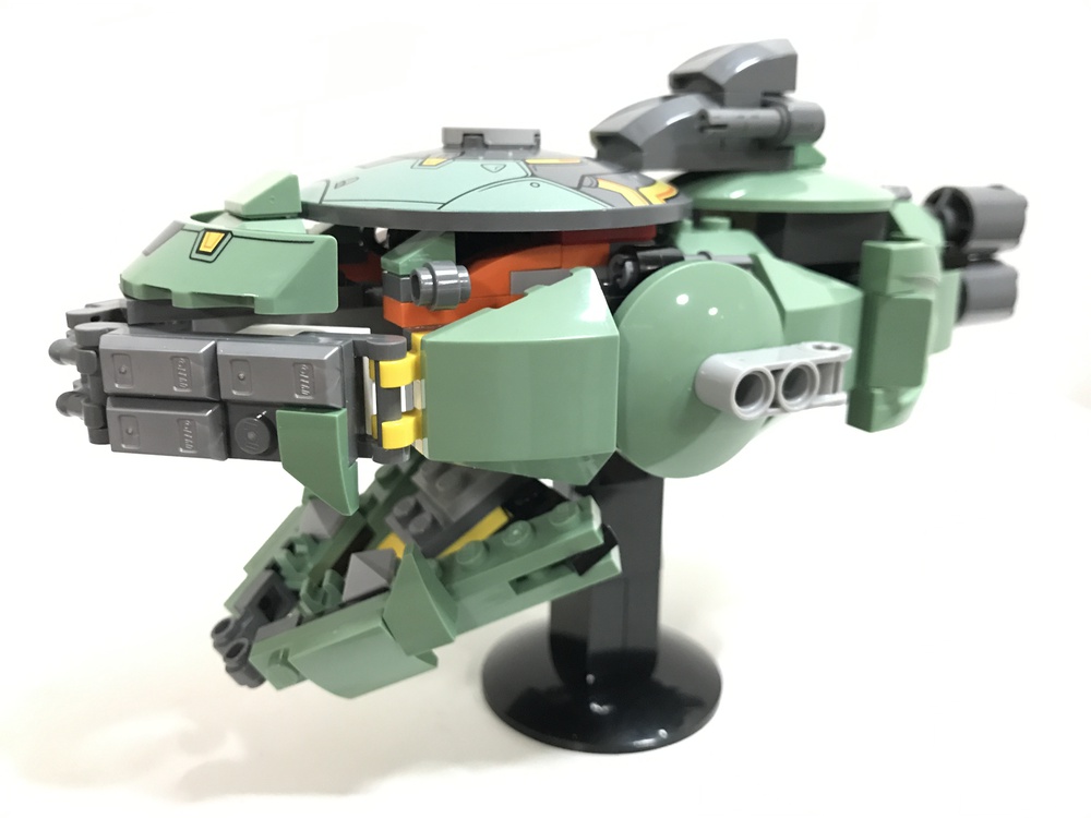 LEGO MOC MOC - Alternate model of Overwatch 75976 Wrecking Ball Shark Submarine - Designed By by Ken_He_Moc | Rebrickable - Build with LEGO