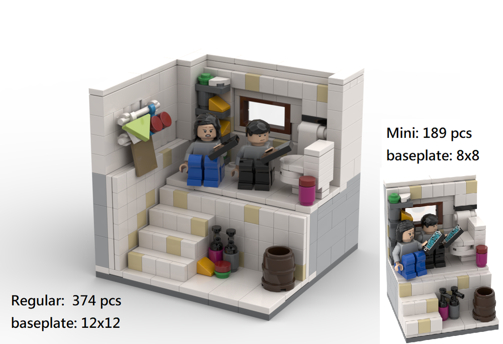 LEGO MOC Parasite Wifi Searching - Mini Movie Scene by beewiks