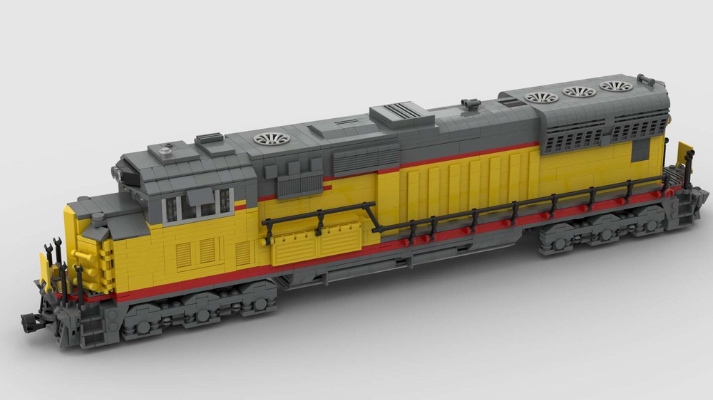 LEGO MOC EMD SD-70 Union Pacific by Barduck | Rebrickable - Build with LEGO