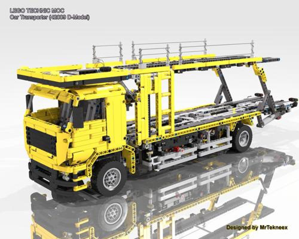 virkningsfuldhed Entreprenør forræder LEGO MOC Car Transporter (42009 D-Model) by MrTekneex | Rebrickable - Build  with LEGO