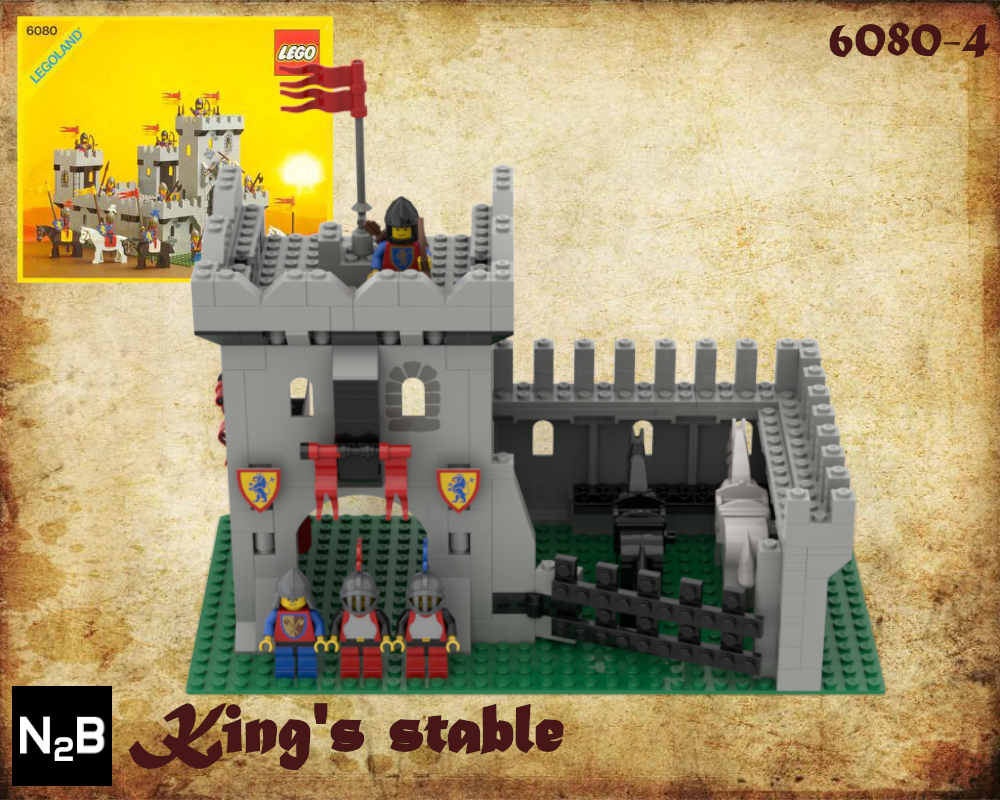 Antagelse dato Møde LEGO MOC King's Stable - Alternative build 3 Lego Set 6080 King's Castle by  n2brick | Rebrickable - Build with LEGO