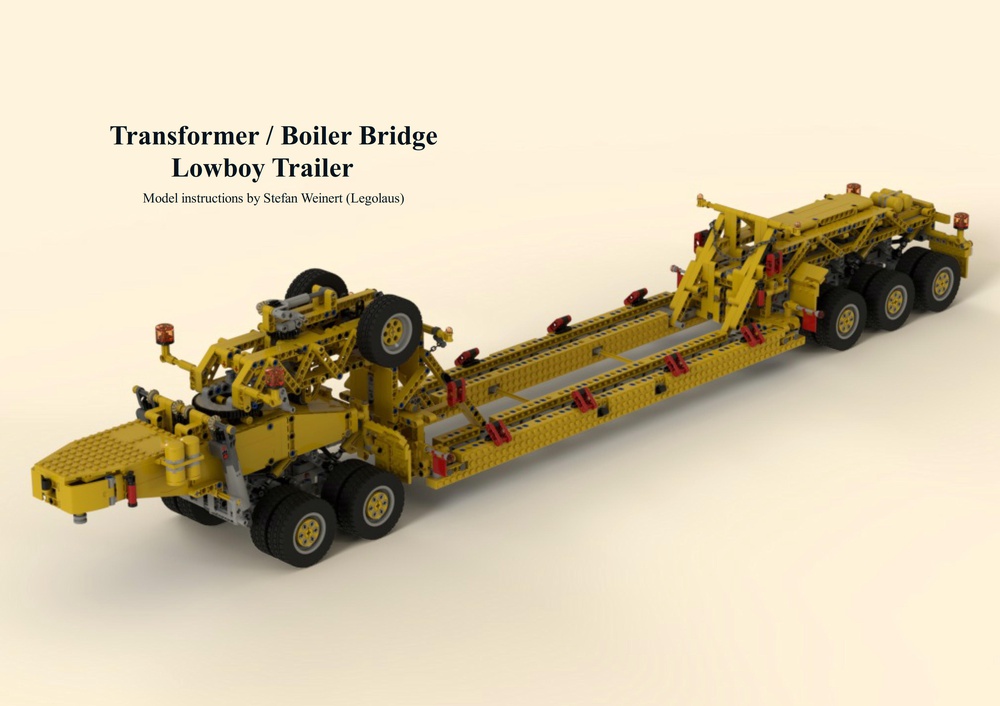 At blokere opnåelige som resultat LEGO MOC Transformer / Boiler Bridge Low Boy Trailer by legolaus |  Rebrickable - Build with LEGO