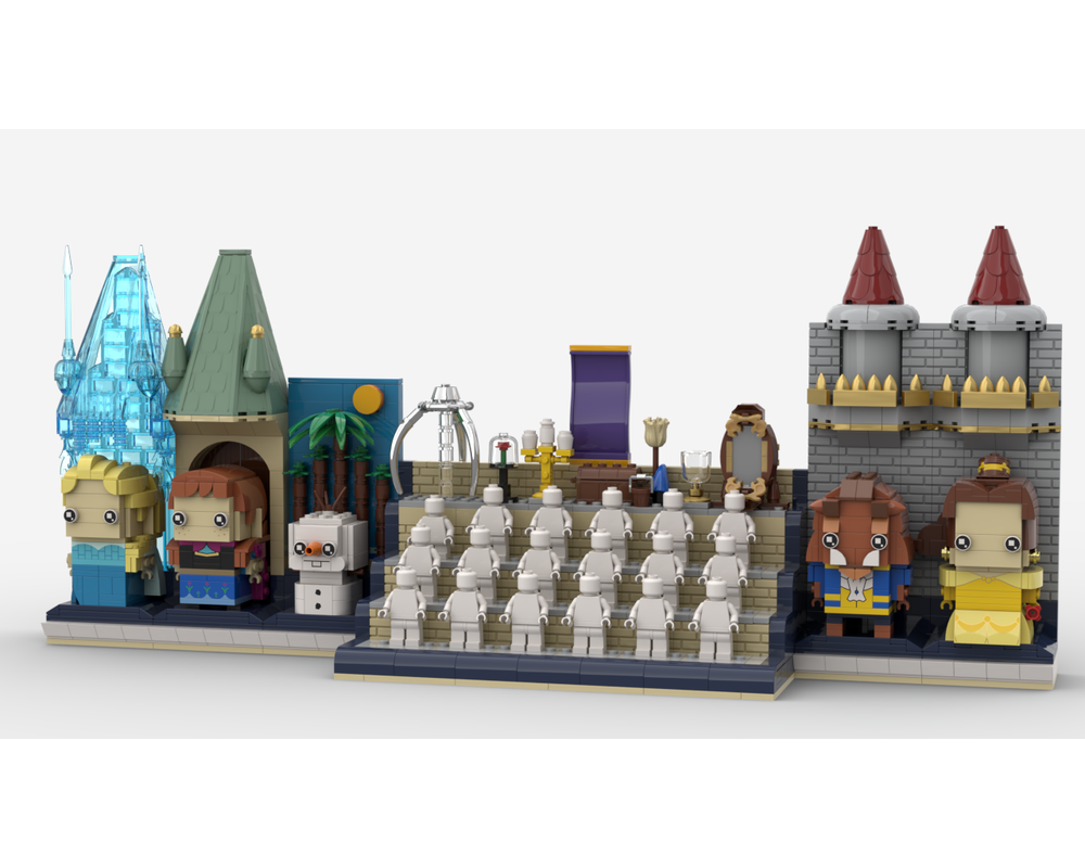 lego minifigure display moc