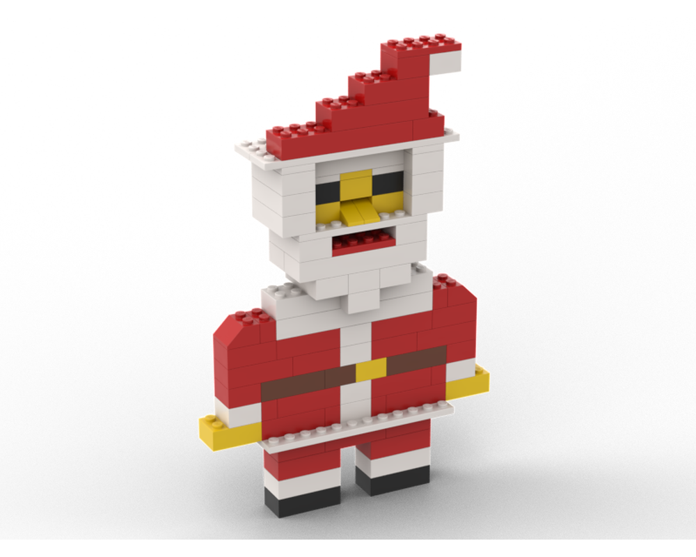 santa claus lego figure