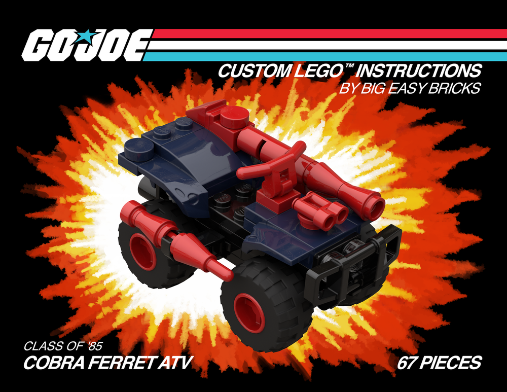 LEGO MOC GO Joe - Cobra Ferret ATV by BigEasyBricks | Rebrickable ...