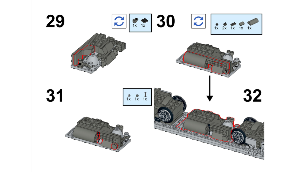 LEGO MOC Dutch NS 1600/1800 Locomotive by rcrvankempen