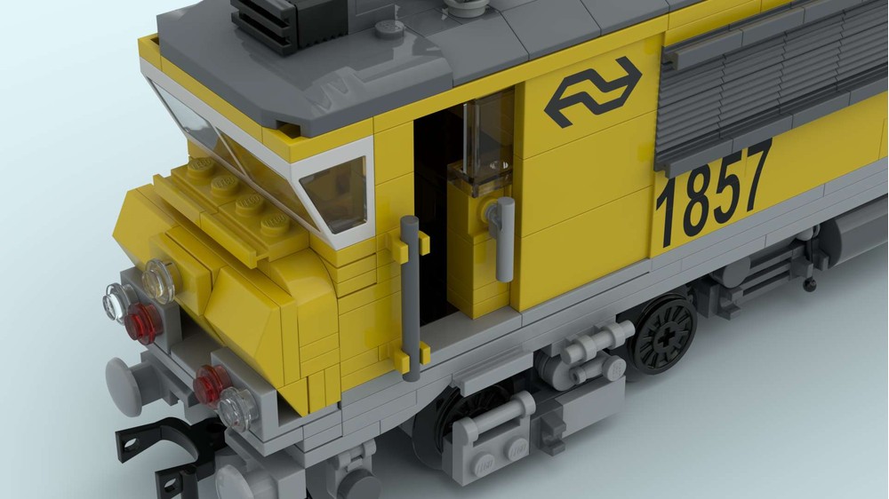 LEGO MOC Dutch NS 1600/1800 Locomotive by rcrvankempen
