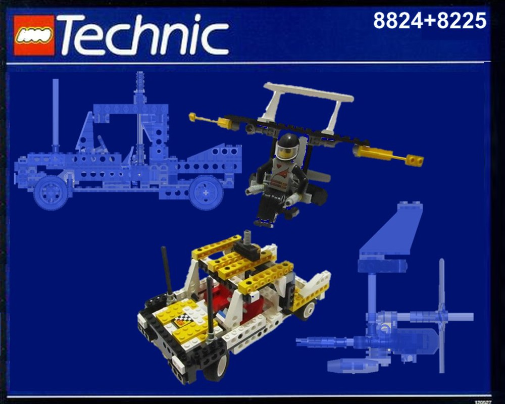 LEGO MOC 8225+8824 Ute with Microlight by Nilsson LEGO | Rebrickable Build with LEGO