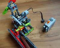 Wind-driven production line