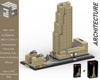 Comcast Building - 30 Rockefeller Plaza with Christmas Tree Extention - 21046 | 21013 - Alternate