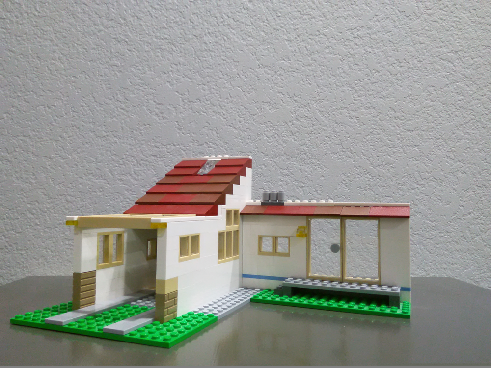 MOC 31012 - Garage and House The MOCMaker | Rebrickable - Build with LEGO