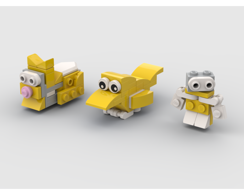 lego robot cat