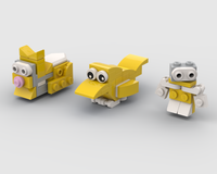 30550 The bird, the cat and their robot friend