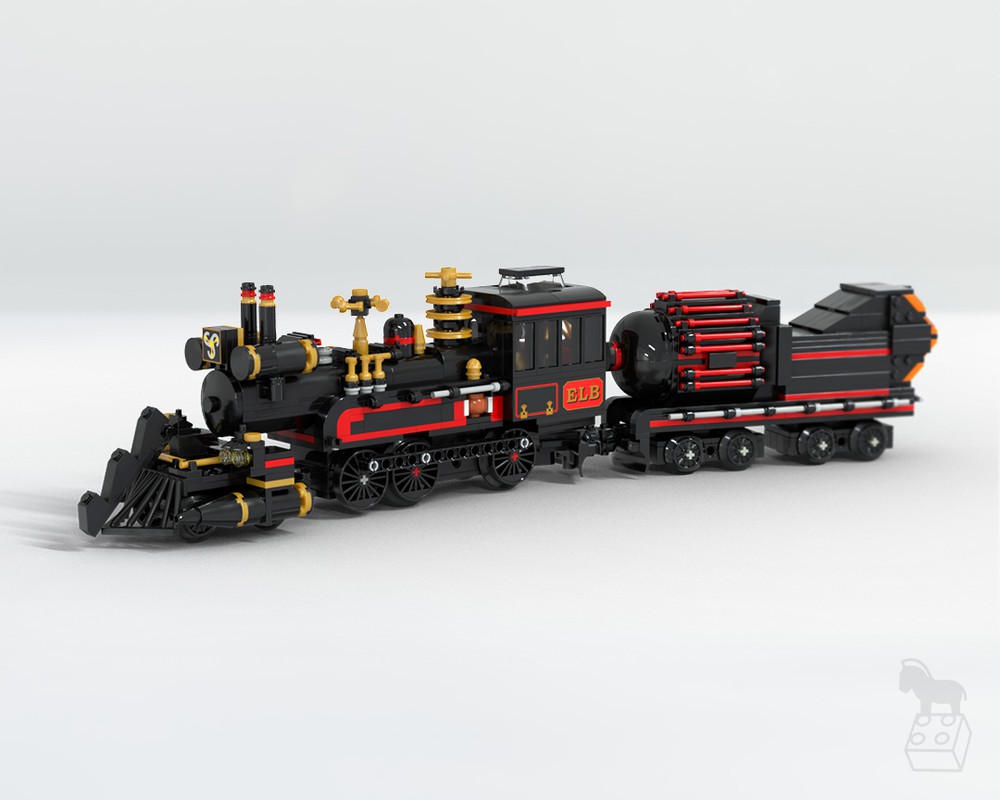 Lego Moc Back To The Future 'Jules Verne' Time Train By Onebrickpony |  Rebrickable - Build With Lego
