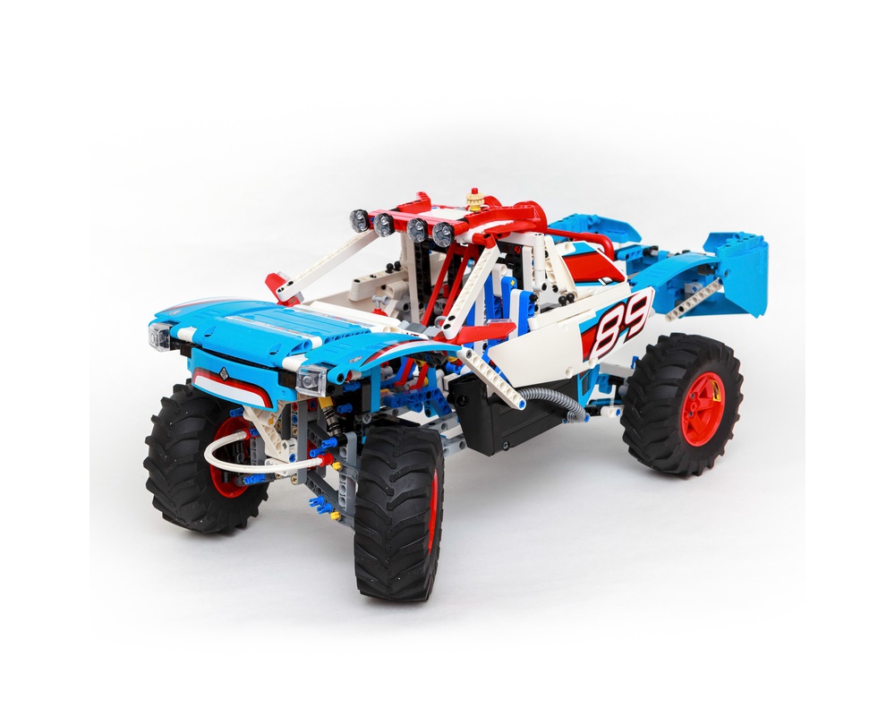 LEGO MOC Trophy Truck RC version (42077 c-model, Baja / Dakar Trophy