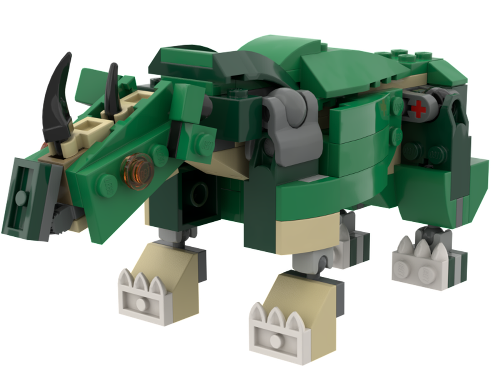 LEGO MOC 31058 - Rhino by LegoOri | Rebrickable - Build with LEGO