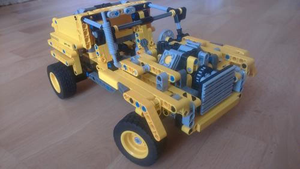 Lego Moc Off Road Truck By Bartpl Rebrickable Build With Lego