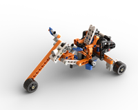 42088 MOC Chopper moto trike (+ free PDF instruction)