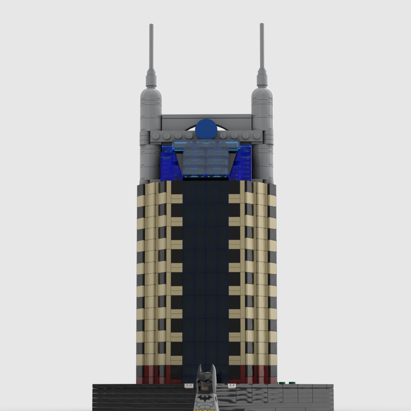 LEGO MOC AT&T Building at 1/650th Scale VER 2 by FunnyTacoBunny |  Rebrickable - Build with LEGO