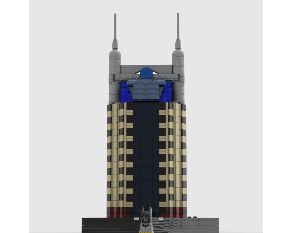Lego Moc At T Building At 1 650th Scale Ver 2 By Funnytacobunny Rebrickable Build With Lego