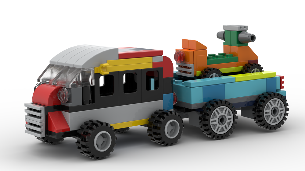 LEGO MOC 10696 car trailer by Lenarex | Rebrickable - Build with LEGO