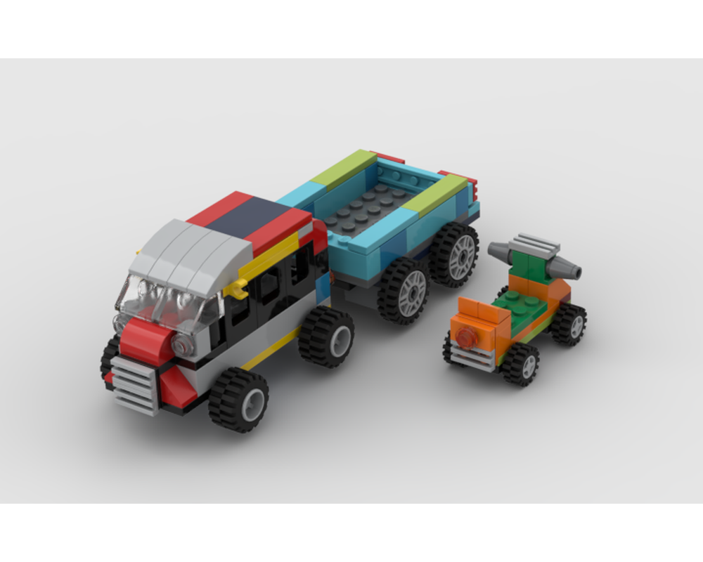 lego classic 10715 car and trailer