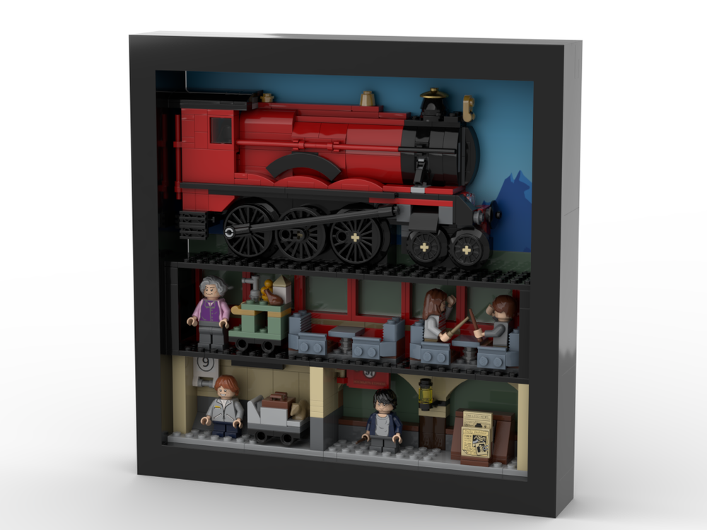 patologisk Trives udstødning LEGO MOC 75955 Hogwart s Express in Photo Frame (B Model) by beewiks |  Rebrickable - Build with LEGO
