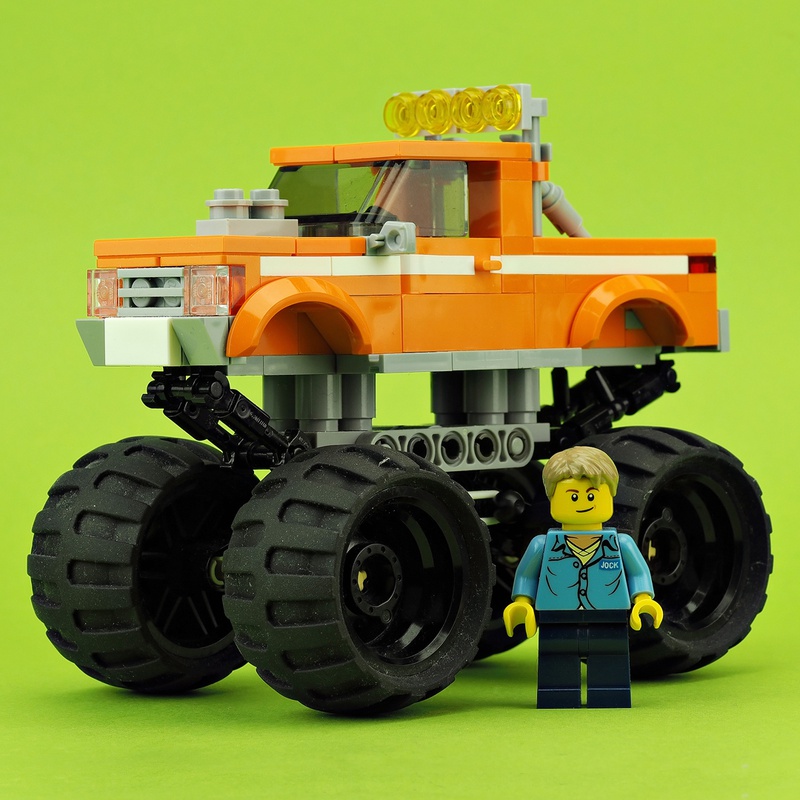 Professor Svinde bort Sandet LEGO MOC Orange Monster Truck by De_Marco | Rebrickable - Build with LEGO