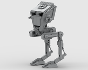 Lego micro scale AT-ST walker. It was very hard to capture…