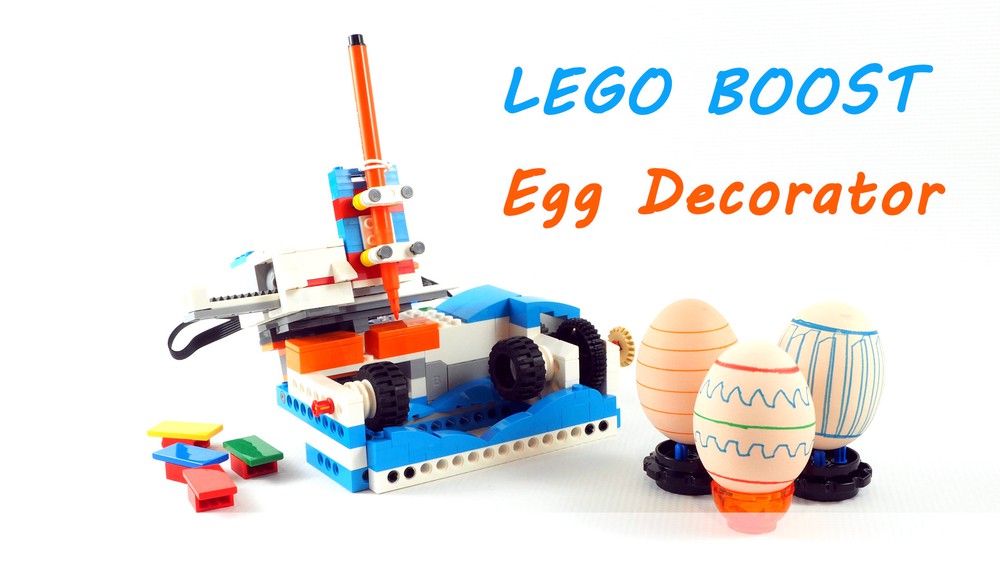 LEGO MOC Boost Egg Decorator dawidmarasek | Rebrickable Build with