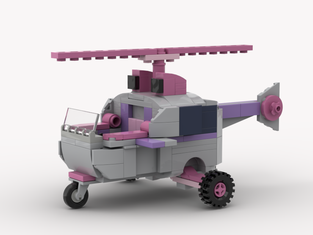 LEGO MOC Paw Patrol Skye's helicopter by Chricki