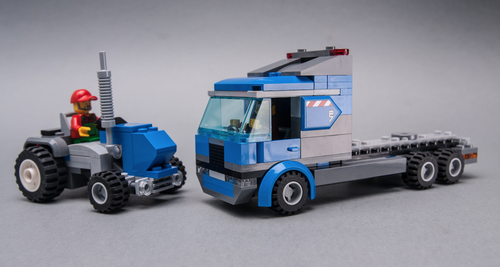 LEGO MOC 60223 Big Cab & Tractor Keep On Bricking Rebrickable - Build with LEGO