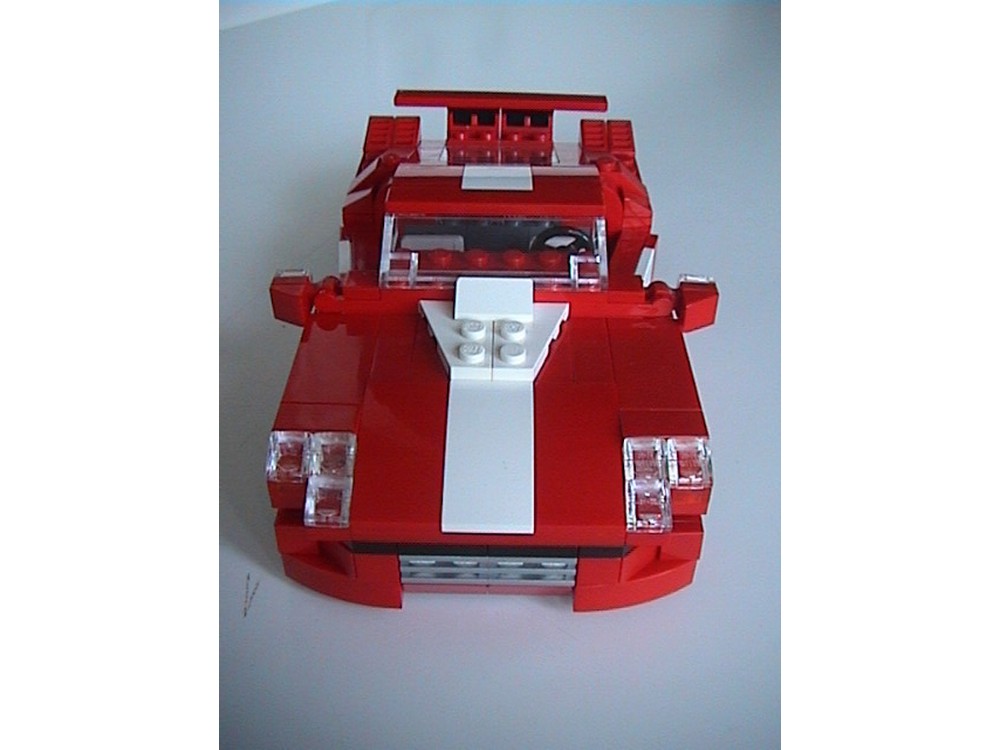 LEGO MOC Little Red Race Car With V8 Engine by Lucky-Ramses ...