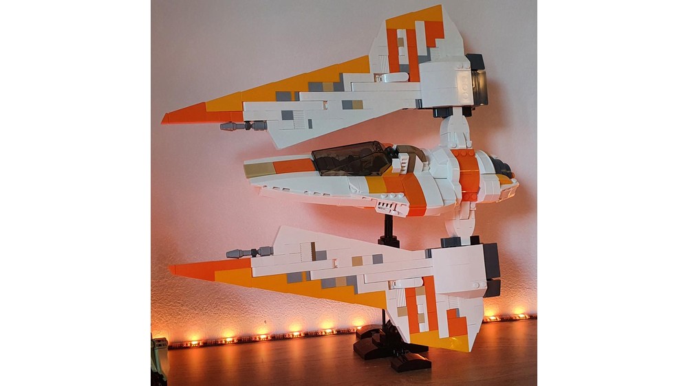 LEGO MOC-42347 Mandalorian Protectorate Fang Fighter by Moppo ...