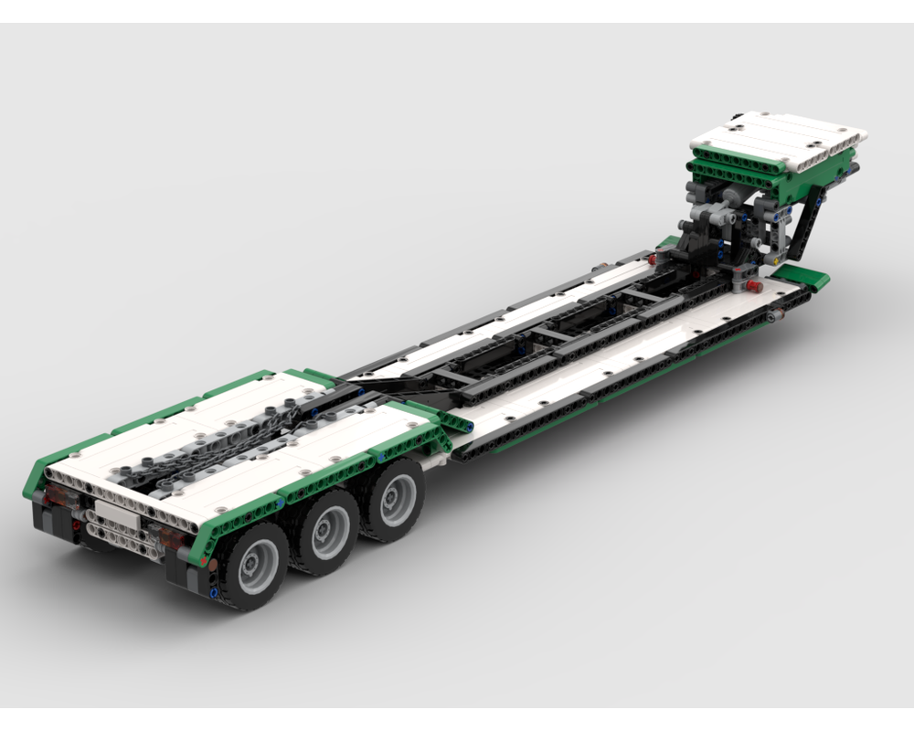technic lego truck with low loader