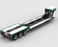 Tri-Axle Removable Gooseneck Style Low Loader Lowboy Style Trailer for Mack Anthem