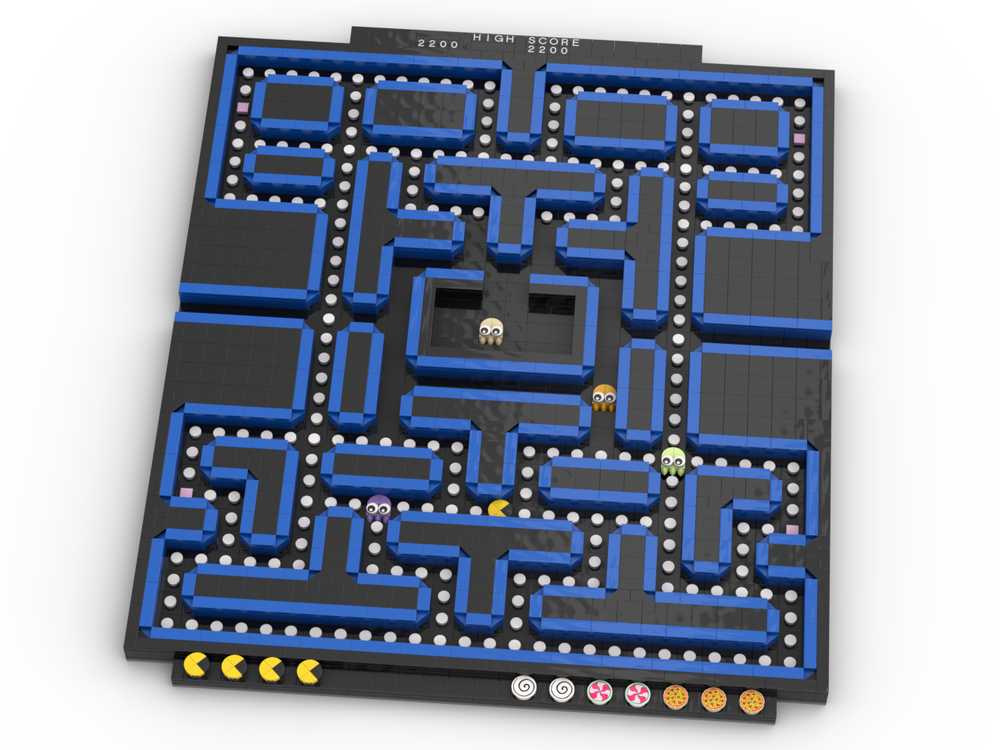 LEGO MOC-42388 Pac Man by Huebre | Rebrickable - Build with LEGO