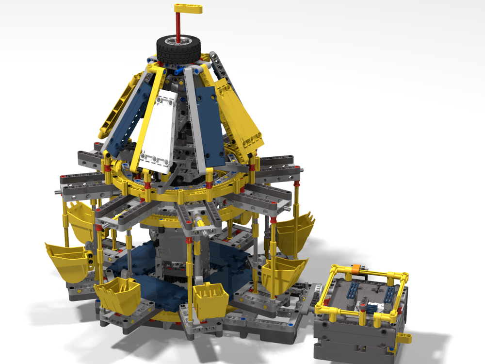 leksikon pastel indendørs LEGO MOC 42055 E.8 model - Bucket wheel carousel IMPROVED by msk6003 |  Rebrickable - Build with LEGO