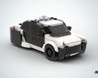 LEGO MOC GM Ultralite from Demolition Man by RollingBricks Rebrickable Build with LEGO