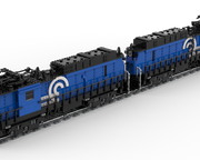 DLS201 LEGO® MOC, RhB 'Alpine Classic Pullman Express