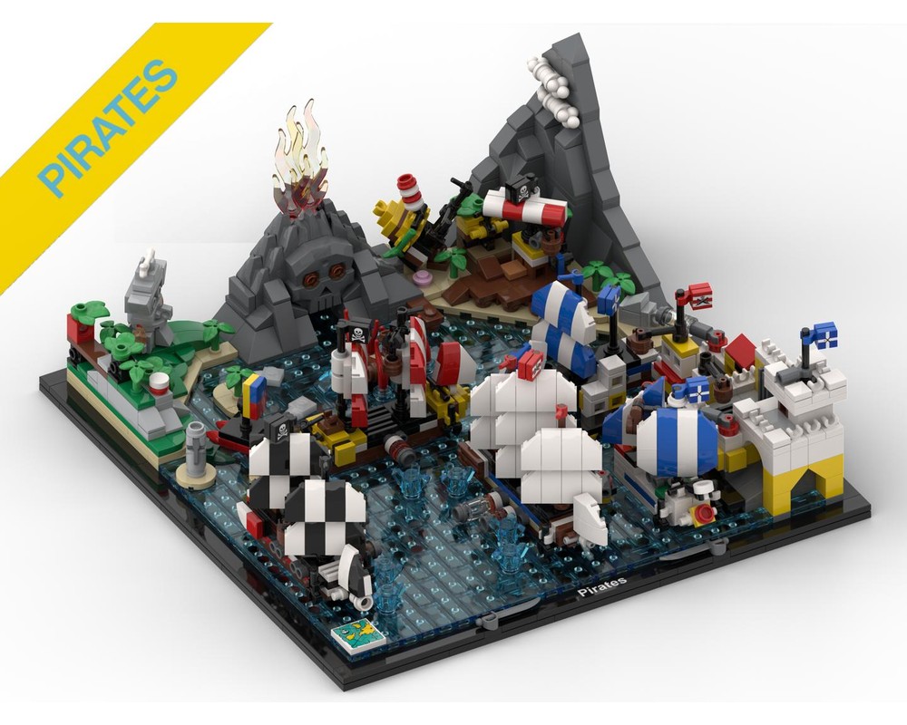 LEGO MOC-42495 Classic Pirates Architecture (Pirates 2020 ...