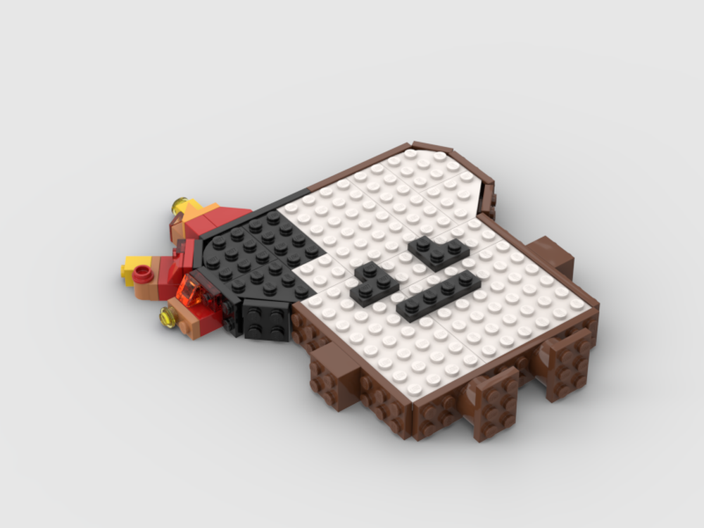LEGO MOC Burning Toast by gnocchi_the_cat | Rebrickable - Build with LEGO