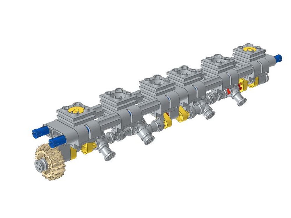 LEGO MOC-42529 engine inline six fullsize by AKM-Sky | Rebrickable ...