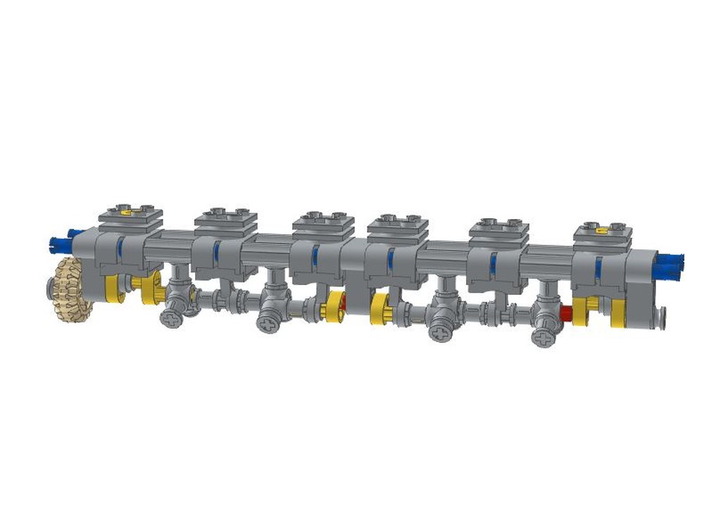 LEGO MOC-42529 engine inline six fullsize by AKM-Sky | Rebrickable ...