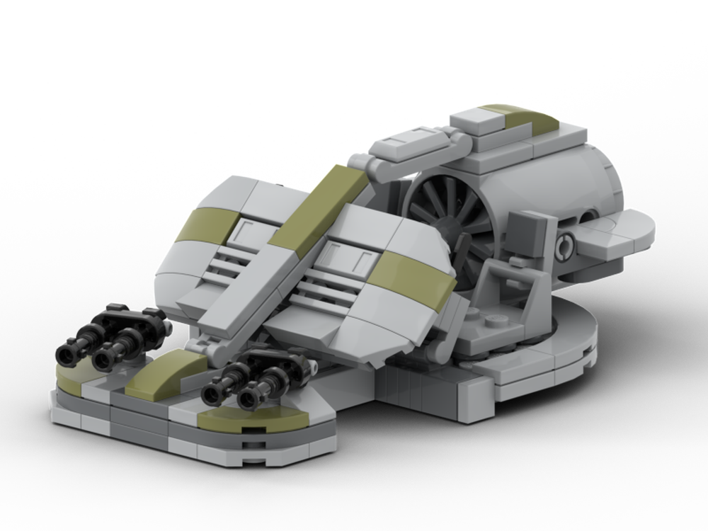 LEGO MOC 41st Elite ISP - Infantry Support Platform (Swamp Speeder) by MendolorianMocs | Rebrickable - Build with LEGO