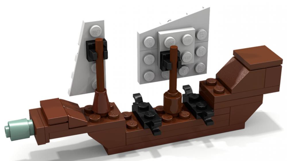 lego mini pirate ship