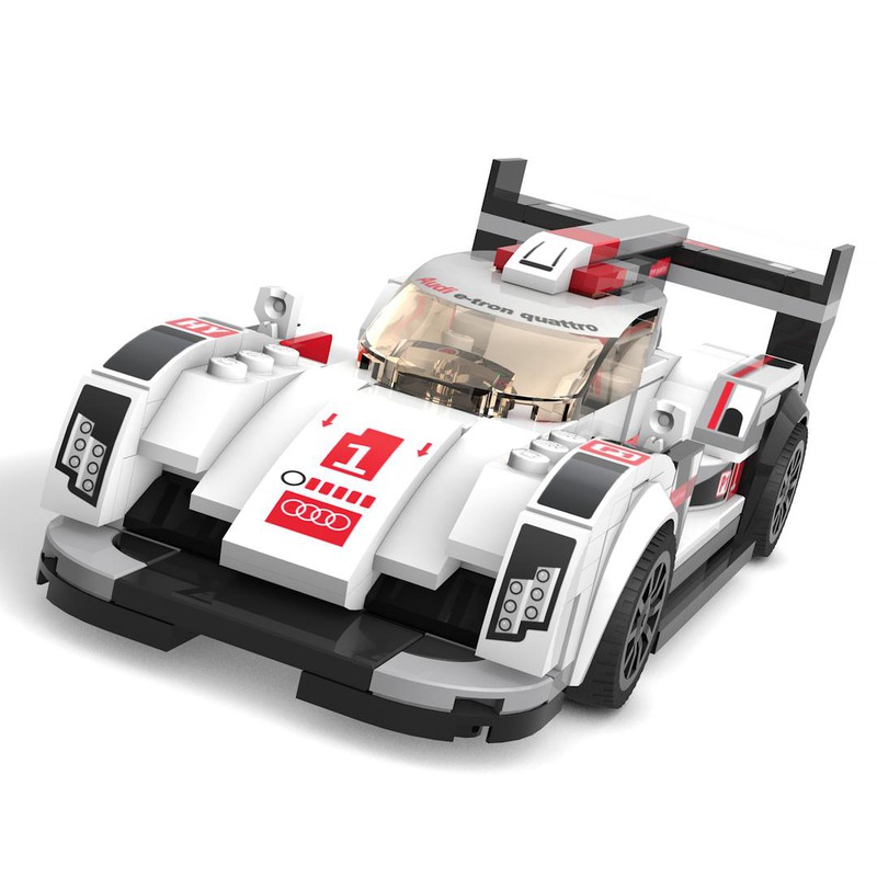 LEGO R18 e-tron quattro in 8 Stud Wide Style by k_lego_r | Rebrickable - with LEGO